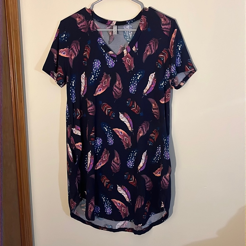 T shirt dress with pockets